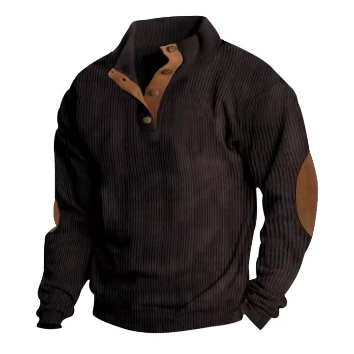 Maglione in velluto a coste da uomo elegante e confortevole