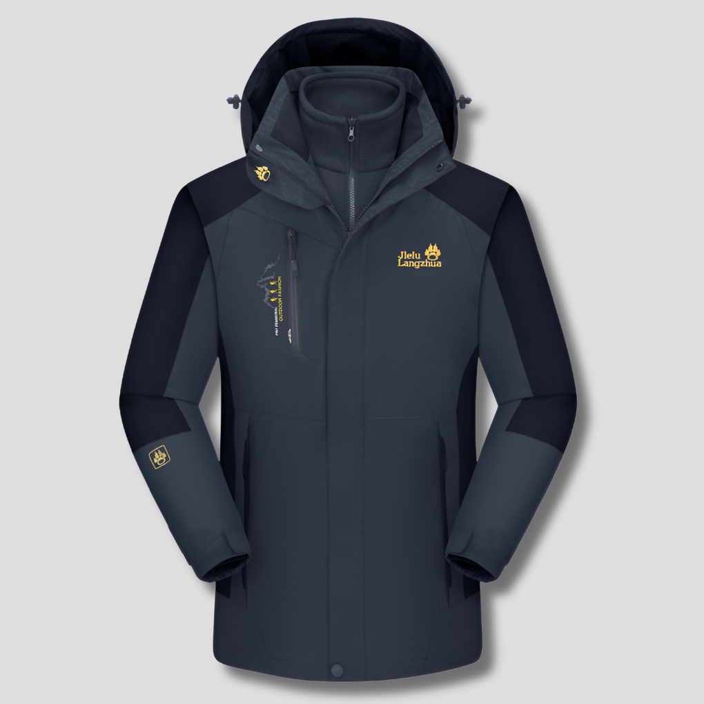 Chaqueta de esquí 3 en 1 funcional, capa invernal