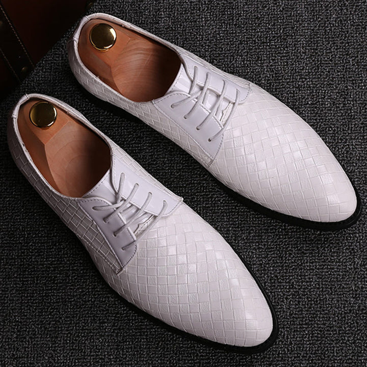 Scarpe da uomo allacciate in pelle