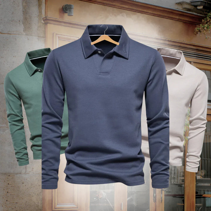 Maglione polo casual da uomo Alonso