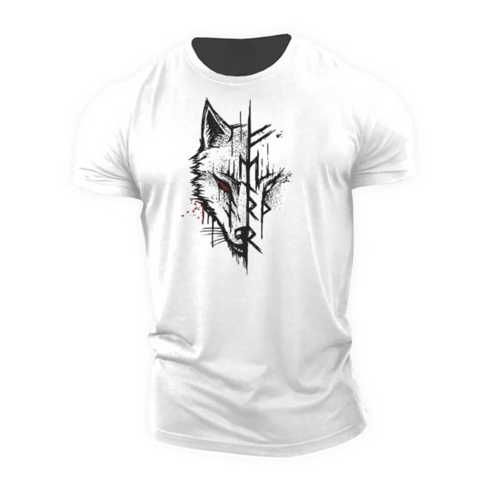 T-shirt da uomo in cotone a maniche corte