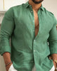 Camicia da uomo in lino