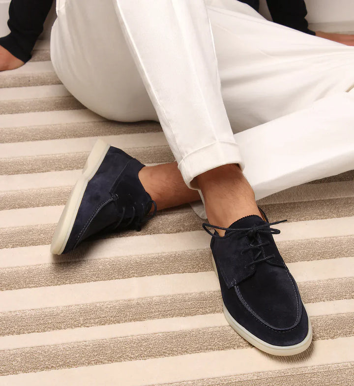 Kyler Elegante mocassino in pelle scamosciata da uomo