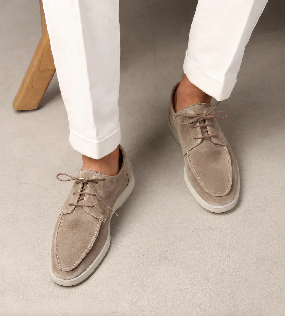 Kyler Elegante mocassino in pelle scamosciata da uomo