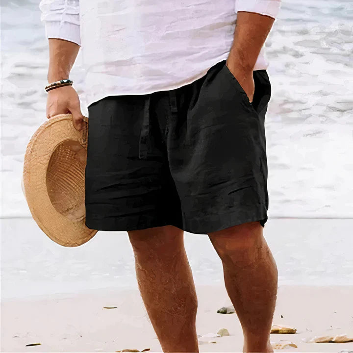 Pantaloncini da uomo in lino Devon