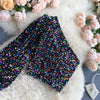 Top monospalla Fleur Glitter