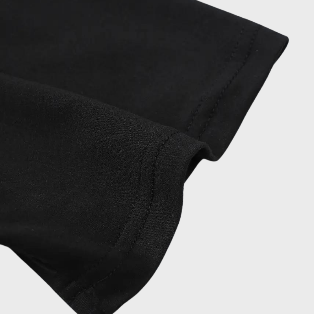 Maglietta casual da uomo con girocollo e stampa minimalista