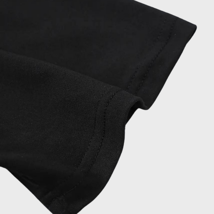 Maglietta casual da uomo con girocollo e stampa minimalista