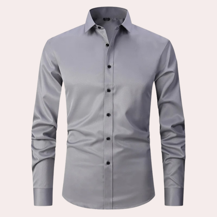 Camicia da uomo non in ferro elasticizzata