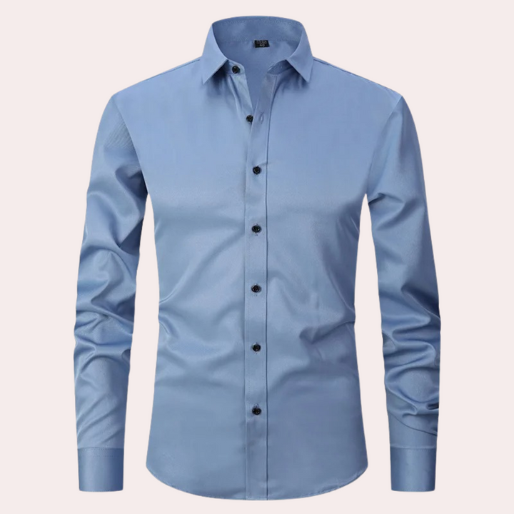 Camicia da uomo non in ferro elasticizzata