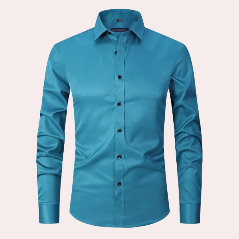 Camicia da uomo non in ferro elasticizzata