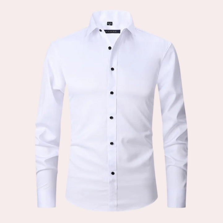 Camicia da uomo non in ferro elasticizzata