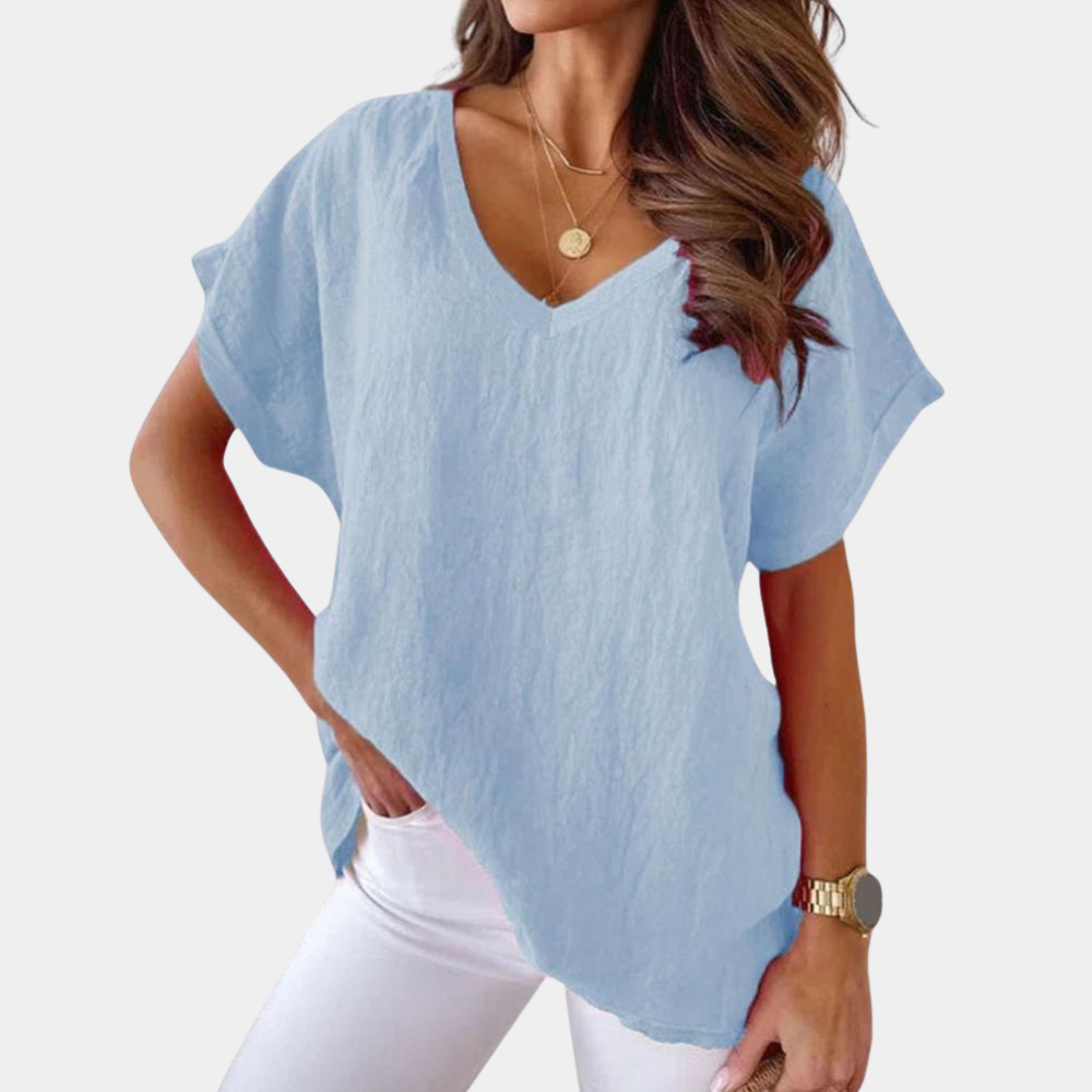 Eleganza senza sforzo – T-shirt casual da donna dal look elegante