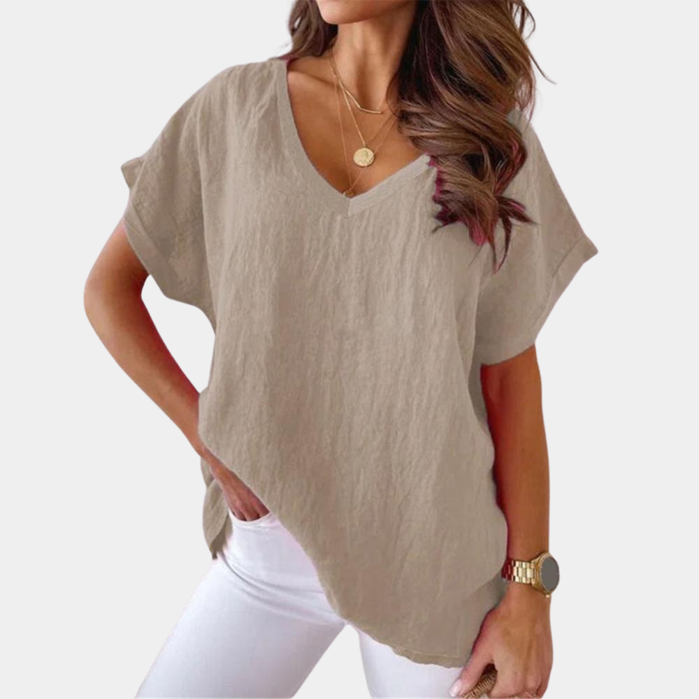 Eleganza senza sforzo – T-shirt casual da donna dal look elegante