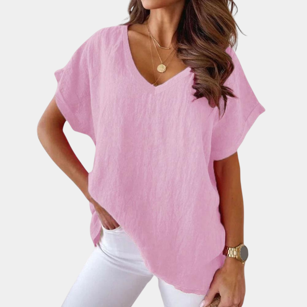 Eleganza senza sforzo – T-shirt casual da donna dal look elegante