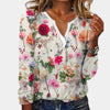Camicetta casual floreale da donna