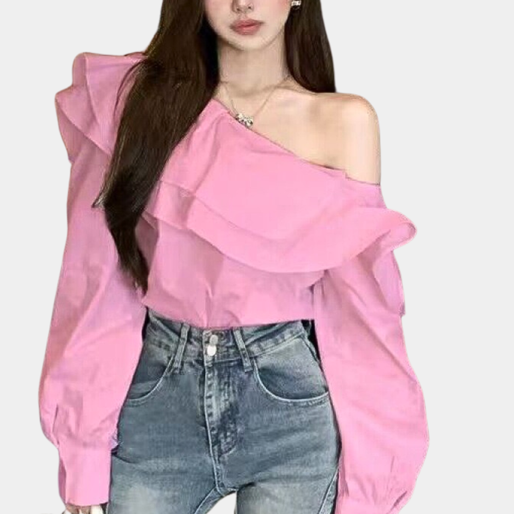 Camicetta off shoulder da donna