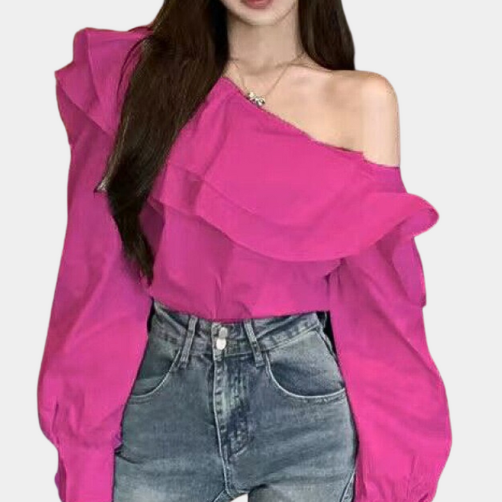 Camicetta off shoulder da donna