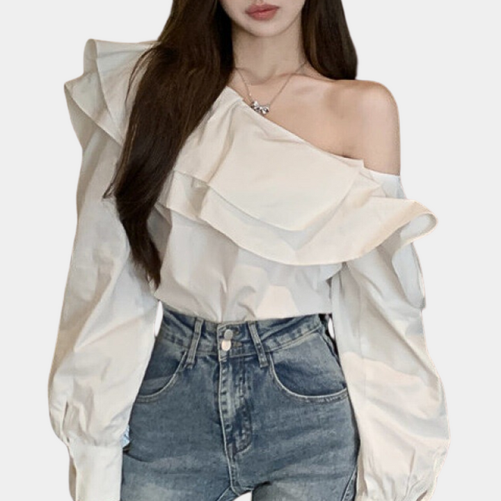 Camicetta off shoulder da donna