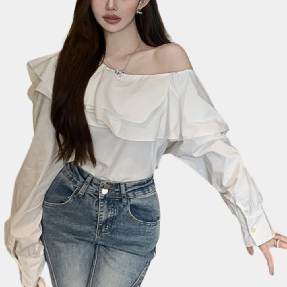 Camicetta off shoulder da donna