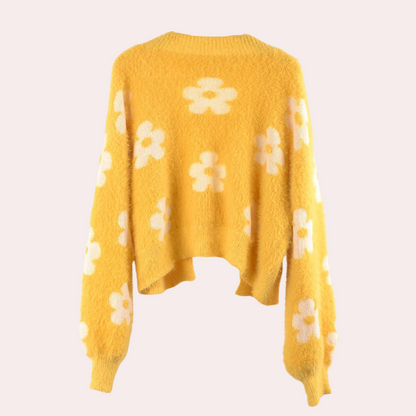 Maglione floreale da donna