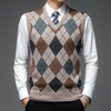 Maglione senza maniche con scollo a V