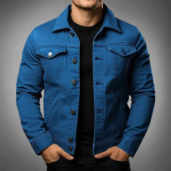 Giacca di jeans classica da uomo