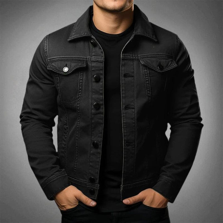 Giacca di jeans classica da uomo