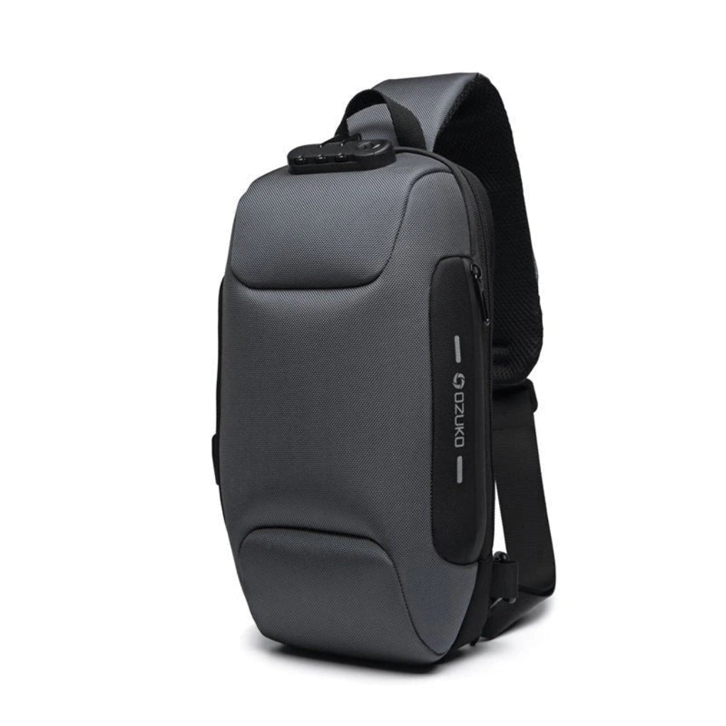 Borsa da viaggio a tracolla intelligente con design antifurto e porta USB integrata