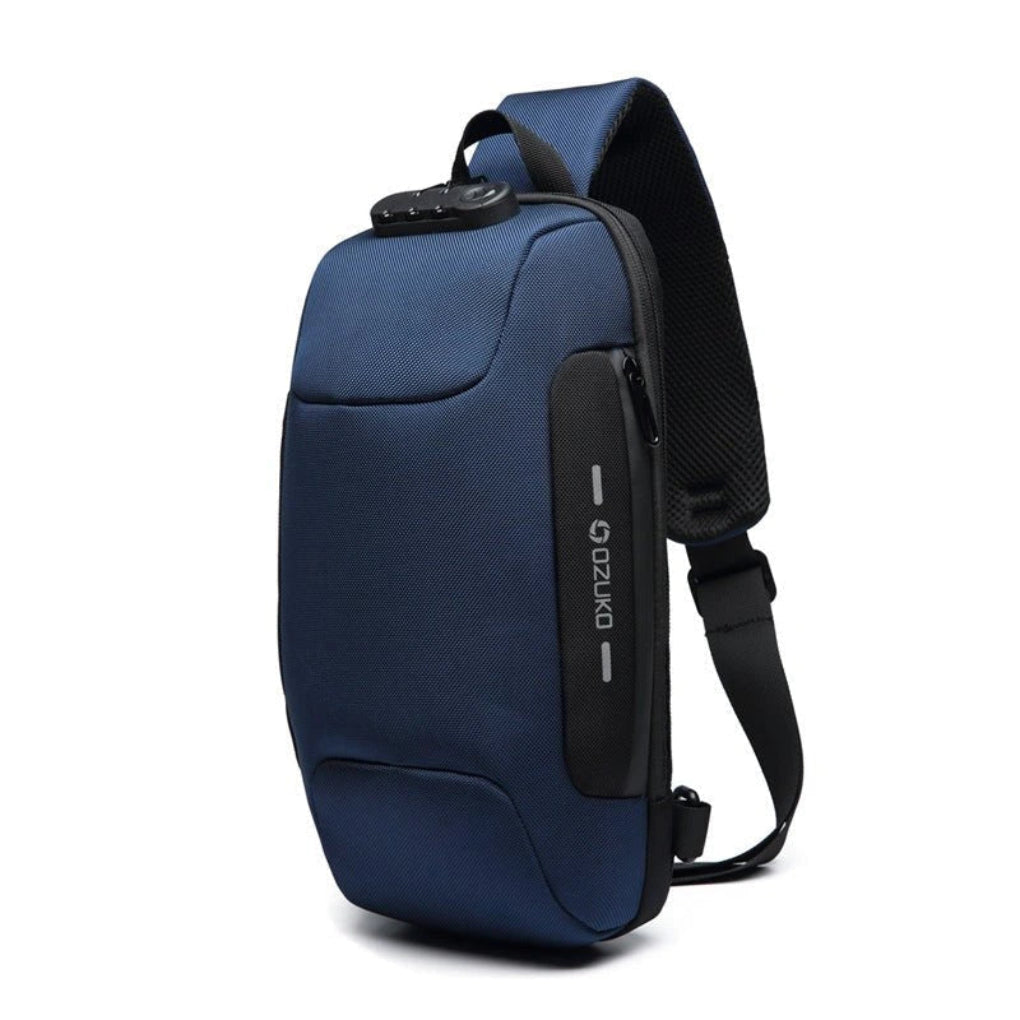 Borsa a tracolla antifurto con ricarica USB