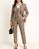 Completo da ufficio da donna, 3 pezzi, con blazer