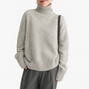 Maglione invernale spesso da donna in cashmere con collo alto