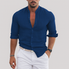 Camicia casual leggera e traspirante con bottoni