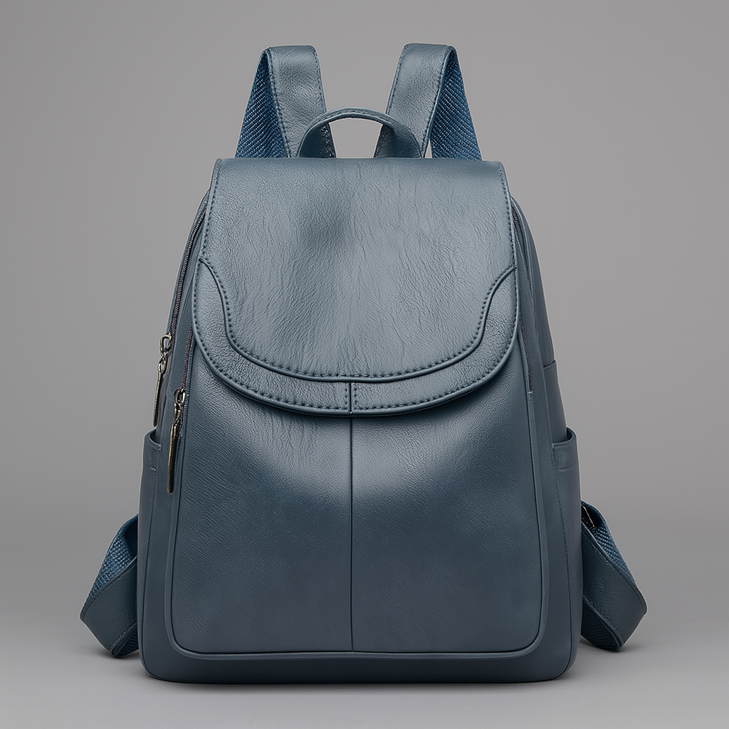 Zaino antifurto in pelle per donne eleganti