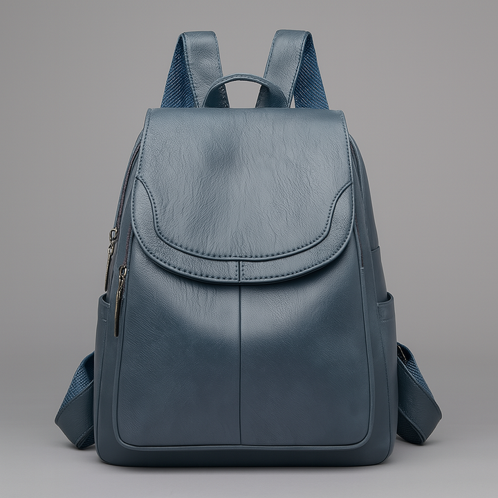 Zaino antifurto in pelle per donne eleganti