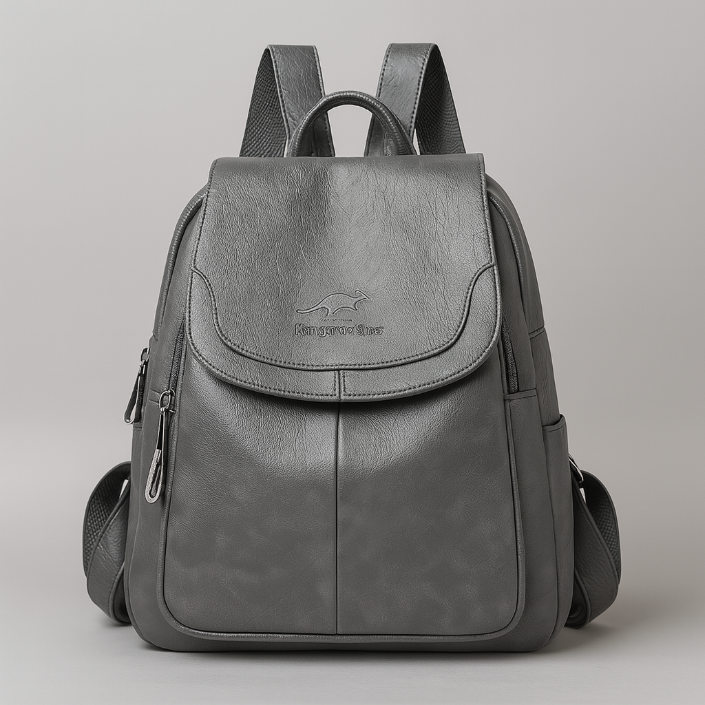 Zaino antifurto in pelle per donne eleganti