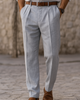Pantaloni a vita alta in stile vintage da uomo