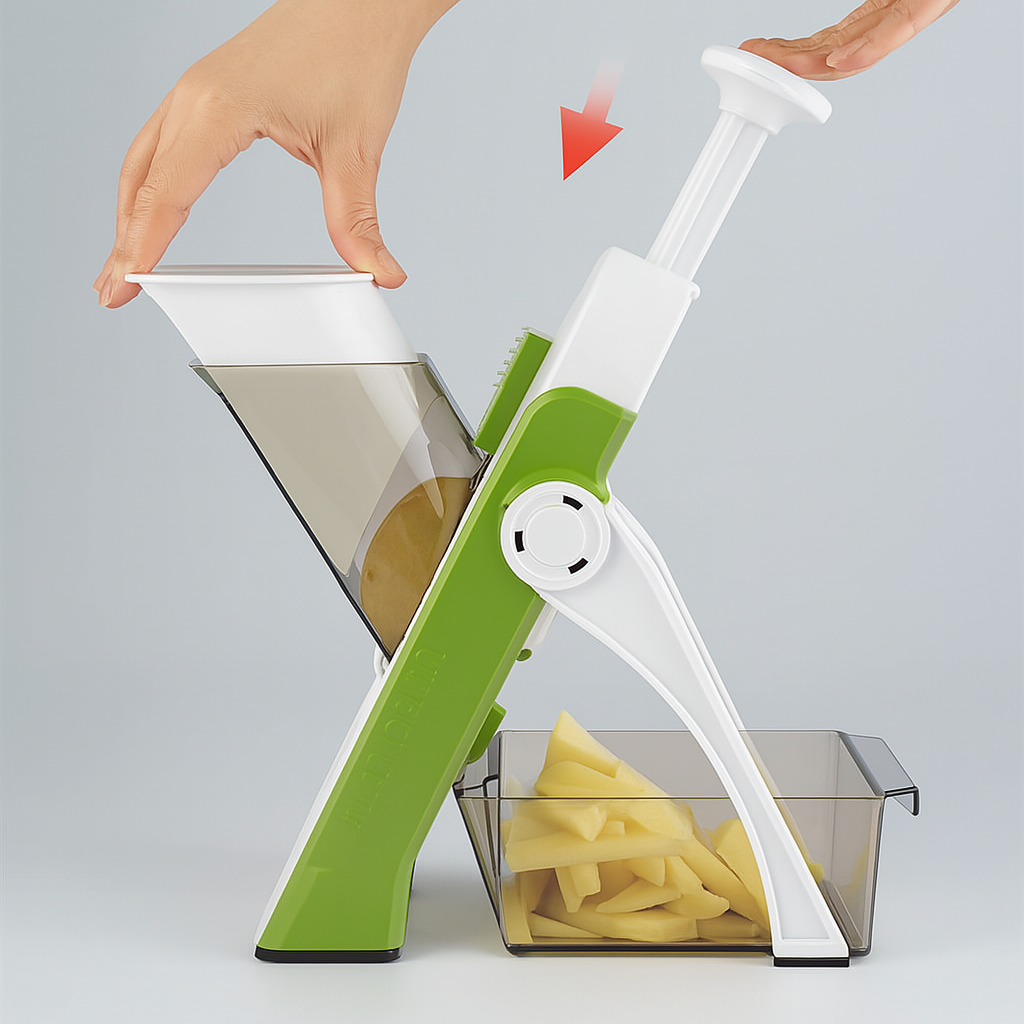 Affettaverdure e Grattugia in Acciaio Inox