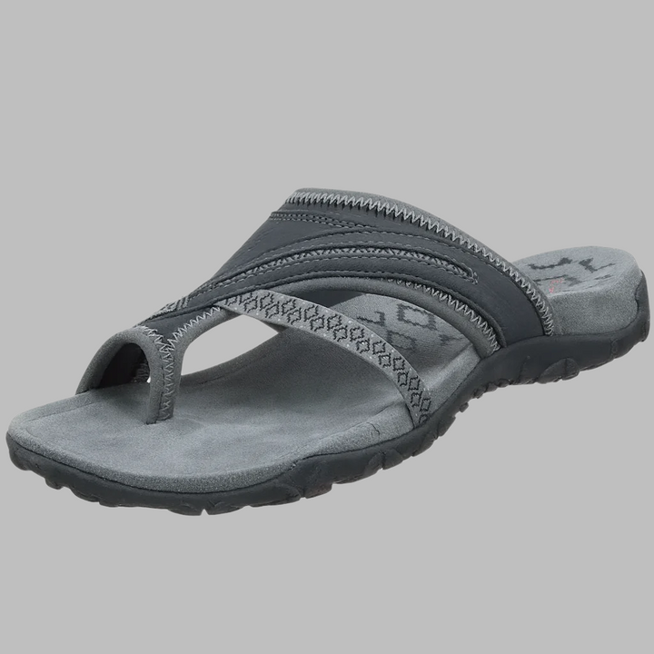 Sandali comfort con cinturino incrociato