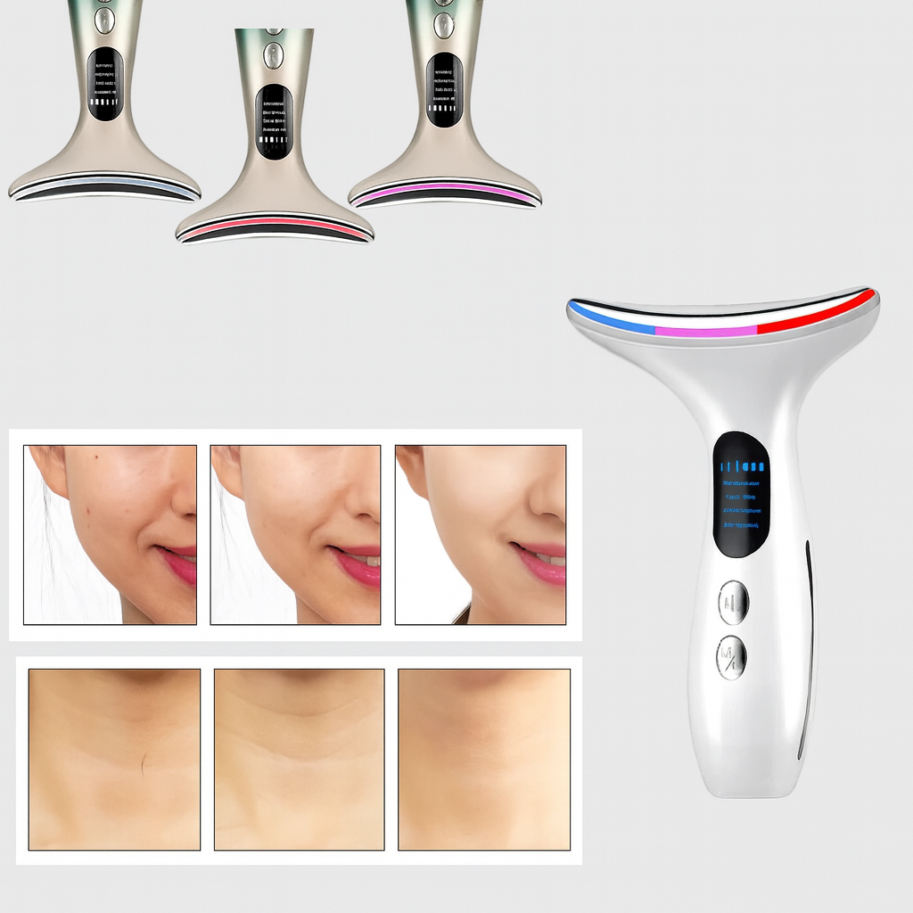 Dispositivo per collo e viso – Strumento compatto per la cura della pelle