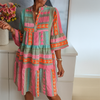 Abito midi boho vestibilità ampia
