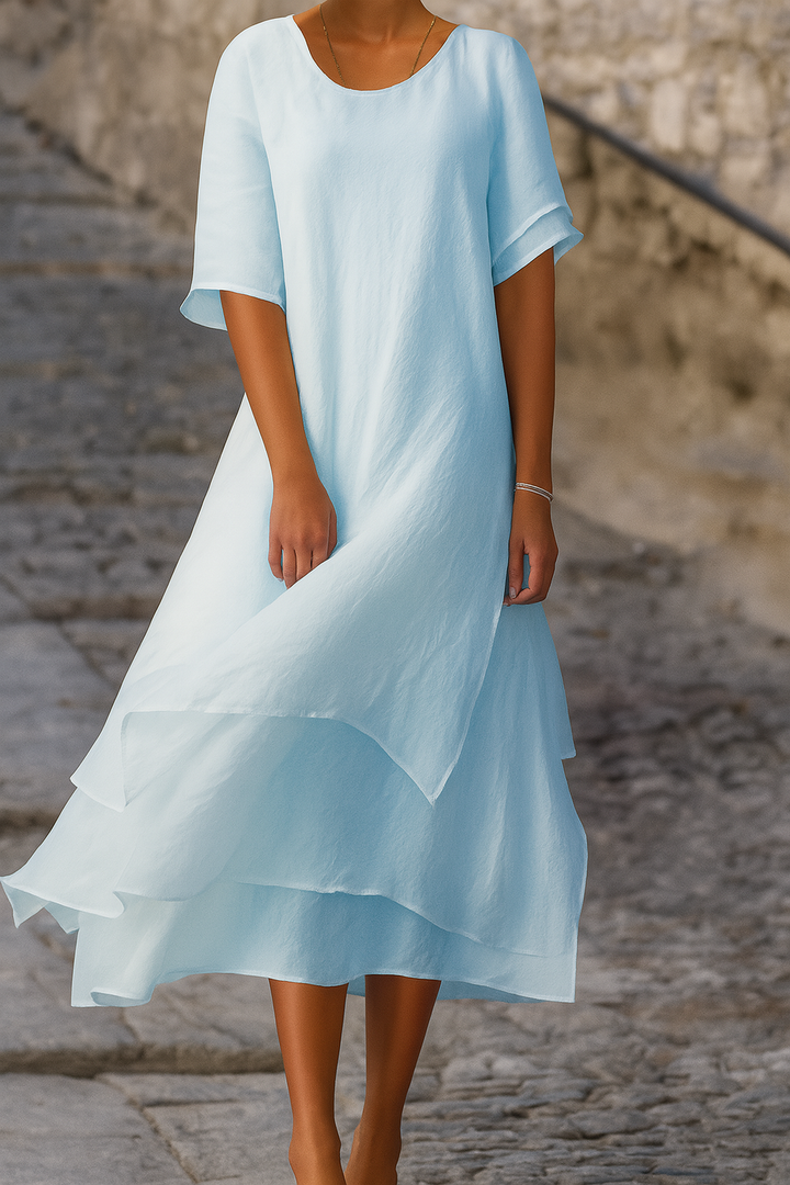 Abito chic con spacchi Eleganza moderna senza sforzo