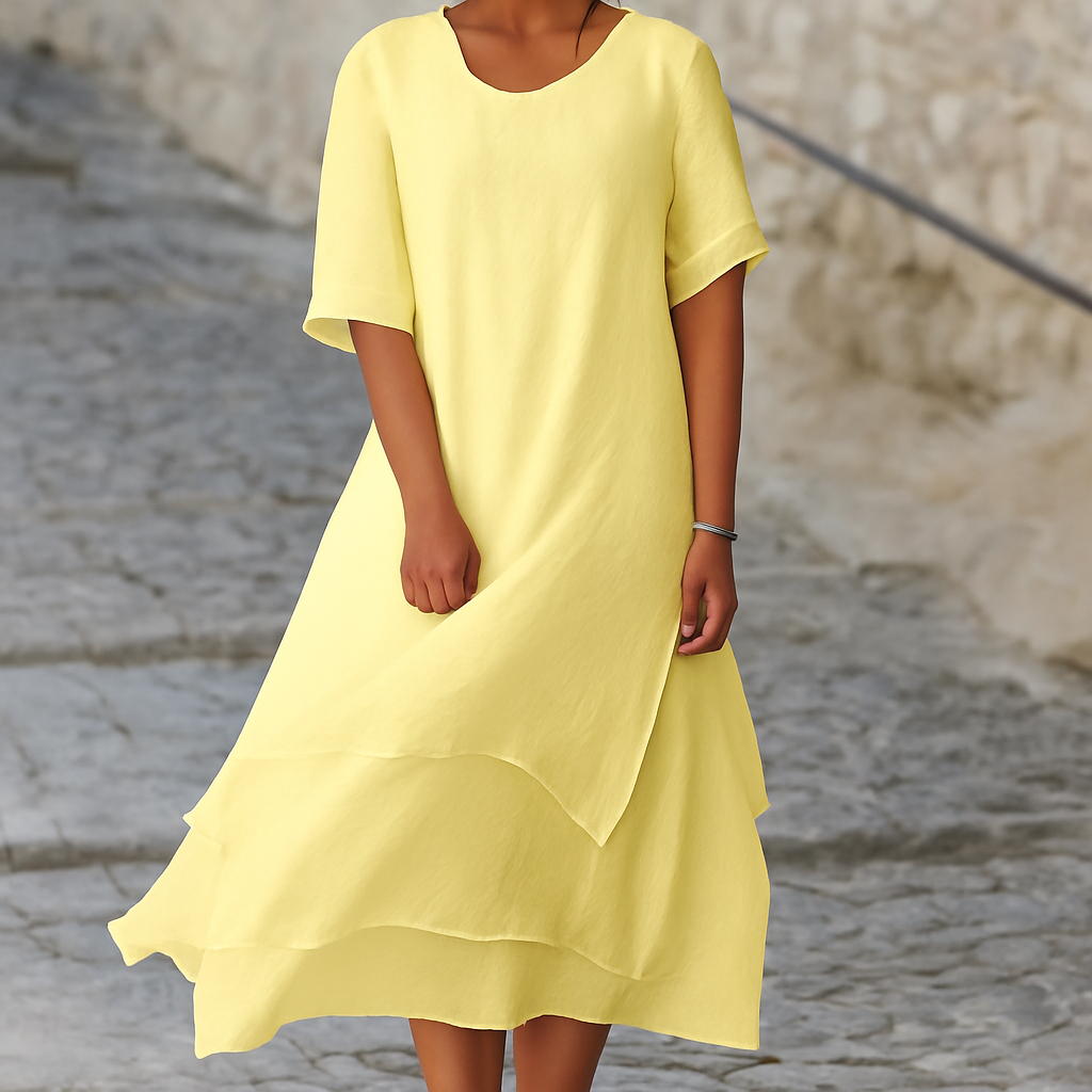Abito chic con spacchi Eleganza moderna senza sforzo