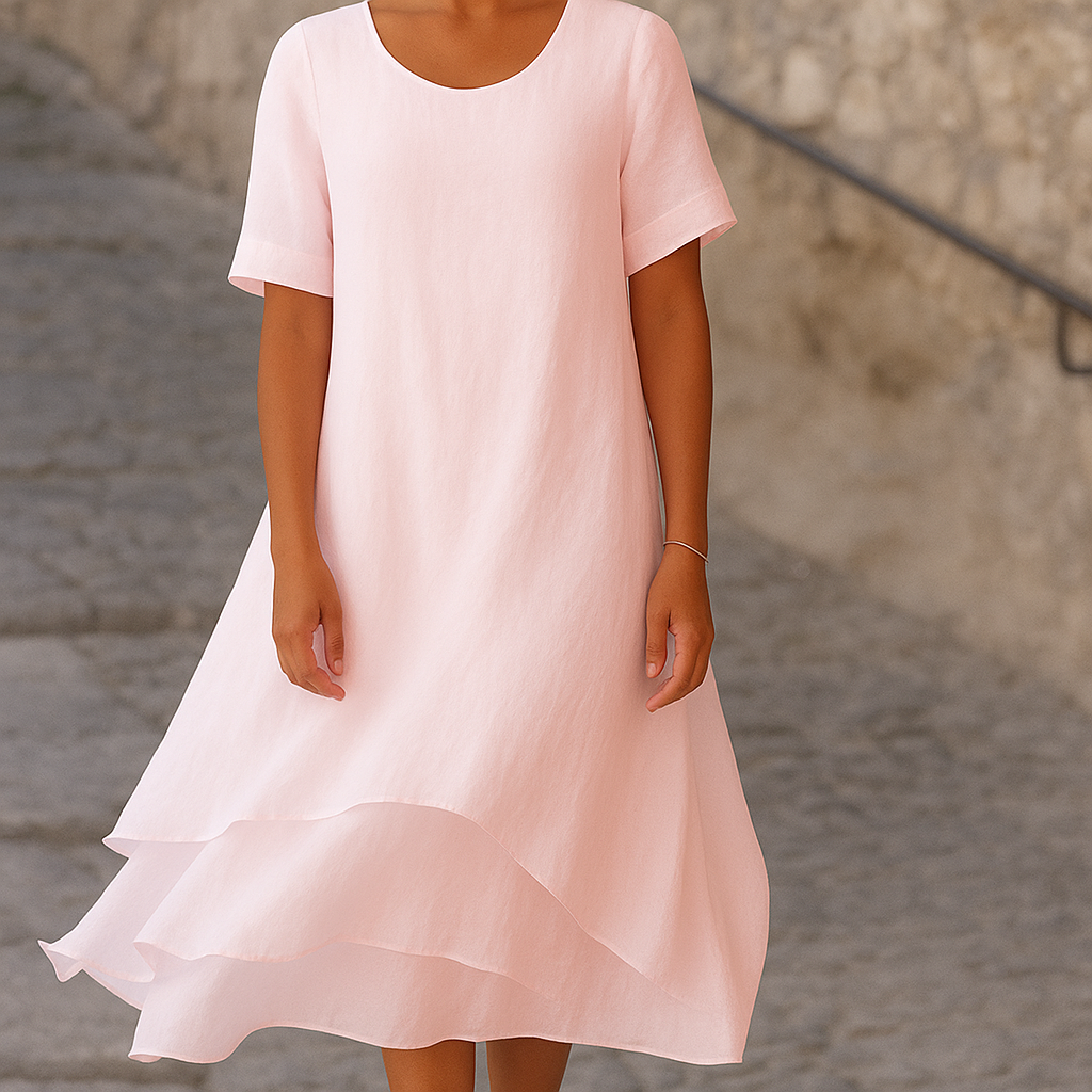 Abito chic con spacchi Eleganza moderna senza sforzo