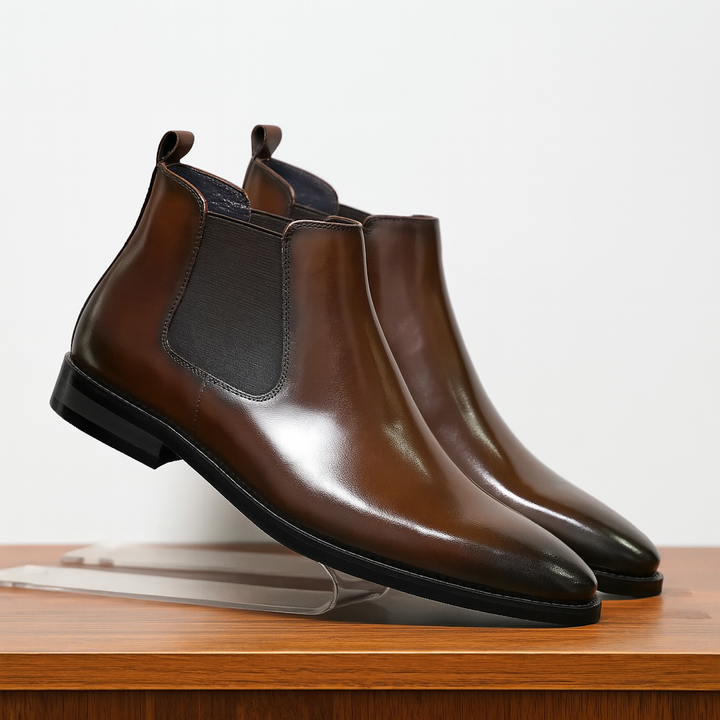Stivaletti Chelsea in Vera Pelle