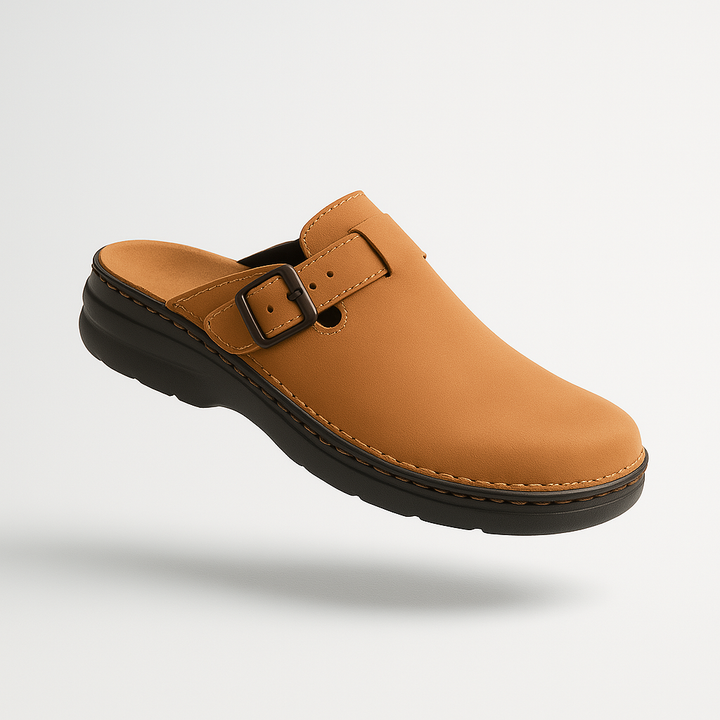 Zoccoli unisex Slip On in pelle