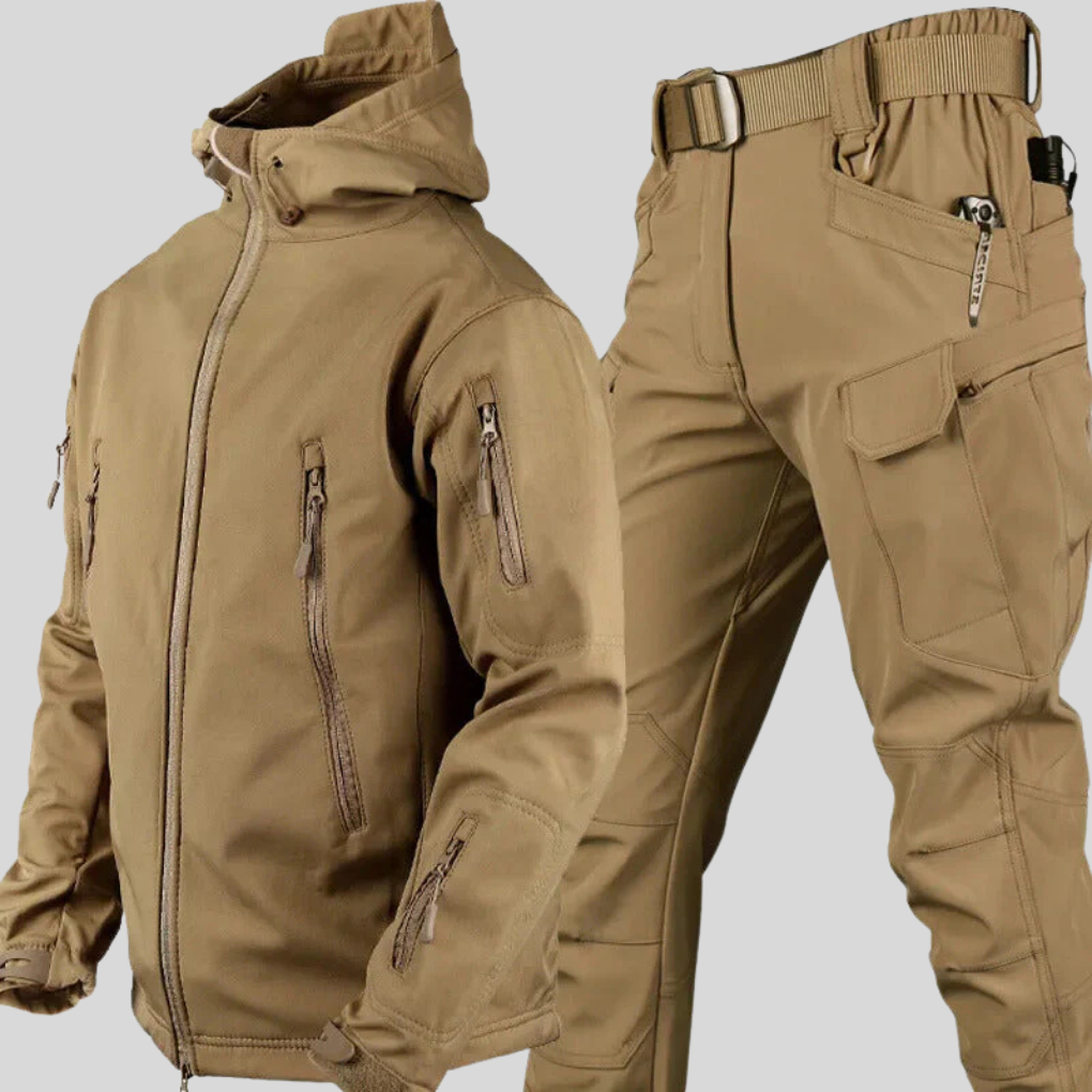 Completo outdoor da uomo – impermeabile e antivento