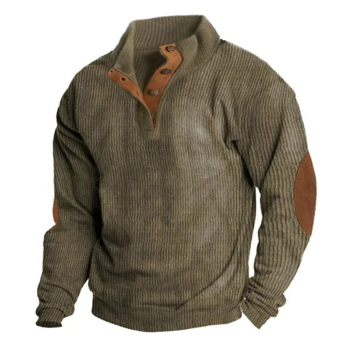 Maglione in velluto a coste da uomo elegante e confortevole