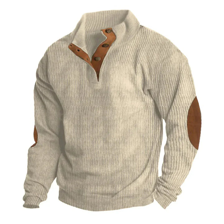 Maglione in velluto a coste da uomo elegante e confortevole