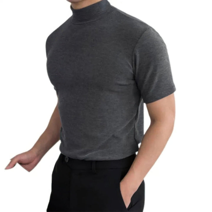Maglia a collo alto traspirante da uomo